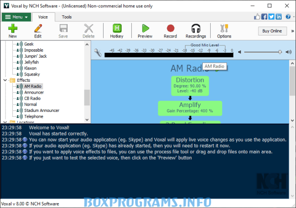 Voxal Voice Changer русская версия