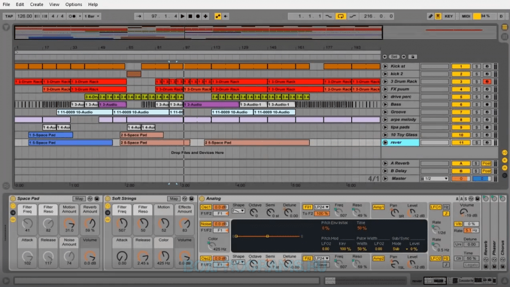 Ableton Live скачать бесплатно последнюю версию