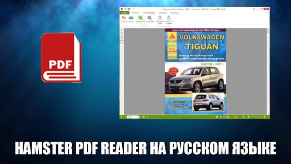 Обзор программы Hamster PDF Reader на русском языке