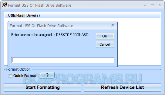 Format USB Or Flash Drive Software новая версия