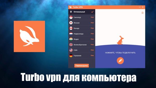 Обзор программы Turbo vpn на русском языке