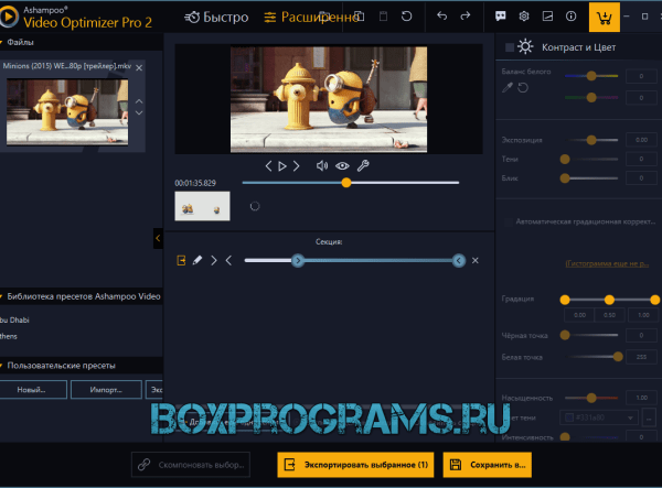 Ashampoo Video Optimizer Pro 2 русская версия